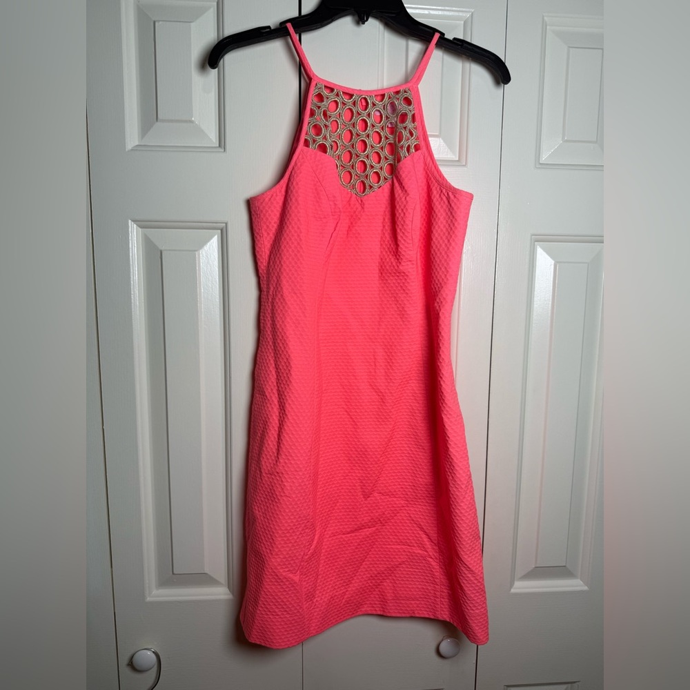 Lilly Pulitzer Women's Larina Shift Dress Pink Sun Ray